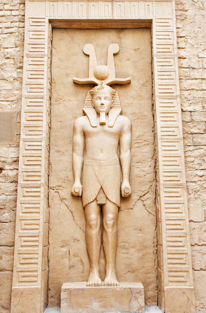 The study of the Ancient Egyptians has intrigued me for many years now, and a dream of mine came true when I was lucky enough to actually visit Egypt in May 2000.
I was in my element. The places we visited were truly breathtaking, from the Great Pyramid, to the Sphinx, to the Valley of the Kings, to Karnak Temple to the museum in Cairo.
This project grew out of that experience.

A few weeks after returning from this holiday my new partner, Nick, and I moved to Berkshire and I was offered a Beauty Therapist position in a local Spa Hotel.  After a few months working in the hotel I opened my own salon and became my own boss. For some time Nick had known that I had wanted to open my own business and while he was in the local town one day he came across a unit for rent. I named my new salon Alexandria Therapy Centre 'Your Haven For Relaxation’ named after Alexandria (the second largest city in Egypt) and my eldest granddaughter, Alexandria.

After two and a half years the pull to move back North was too great so we moved back to North Wales, where I started another business, Alexandria Connections, and began to develop new skills within the holistic therapy field. I purchased a copper pyramid to relax and meditate under, and also became the UK distributor for Egyptian Healing Rods. 
